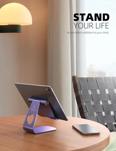 Vista 17 de Soporte ajustable para ipad, soporte para tableta Lamicall, Gris espacial