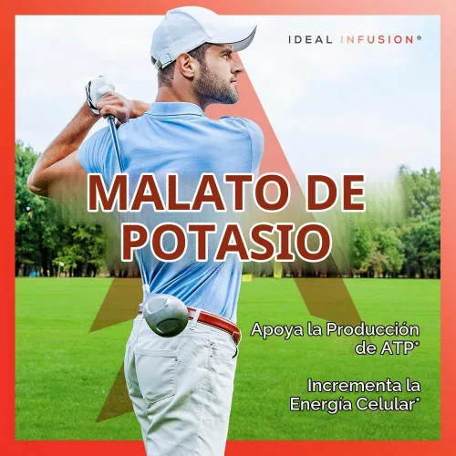 Vista 6 de Malato de potasio de alta potencia 1300 mg – Suplemento de potasio para el equilibrio electrolítico, corazón, músculo y función nerviosa – Potasio