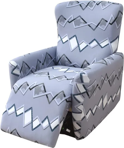 Vista 28 de Fundas para silla reclinable para silla reclinable, 4 piezas, funda para sofá reclinable con bolsillos, funda elástica antideslizante y reclinable