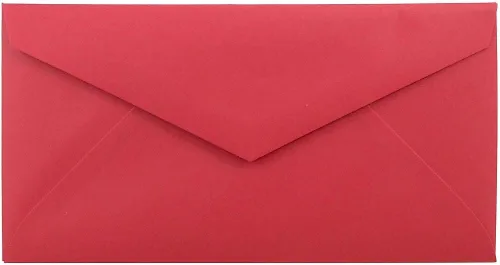Vista 23 de JAM PAPER Sobres de invitación de colores A1 de 4 barras - 3 5/8 x 5 1/8 - Rojo reciclado - 100