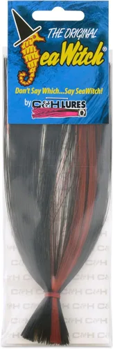 Vista 108 de C&H Lures Señuelos de Pesca Sea Witch - Originales Desde 1959, Faldas de Nylon Revelan Cabeza con Peso, 15 Colores, 8 Pesos de Cabeza, Señuelo