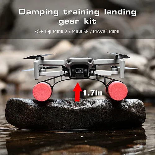 Vista 4 de Tren de aterrizaje flotante de agua y tren de aterrizaje pierna ajuste para DJI Mini 2 SE/Mini 2 extensor plegable accesorios para drones