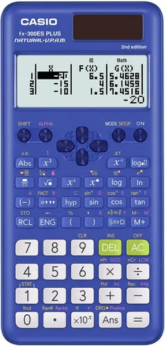 Vista 4 de Casio fx-300ES Plus 2ª Edición – Calculadora científica estándar 262 funciones, pantalla Natural Textbook Display℠ Ideal para matemáticas de Rosa
