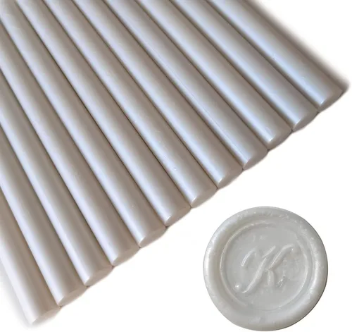 Vista 15 de 12 barras de cera para sellar pistola de pegamento para sello de cera, palos de cera PORXFLY Seal ideales para sobres de tarjetas, envoltura de Negro