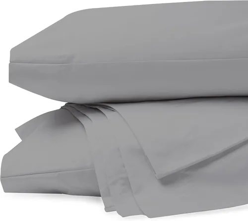 Vista 3 de Purity Home - Juego de sábanas 100% algodón de 400 hilos, percal refrescante, con bolsillo profundo elástico, ropa de cama de 4 piezas, lujo