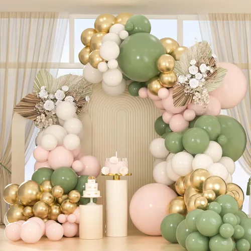 Vista 7 de Kit de arco de guirnalda de globos morados y dorados de 163 piezas - Globos morados oscuros, lavanda lila, globos dorados metálicos para bodas, baby