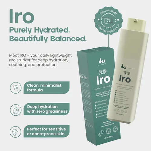 Vista 2 de RYO Emulsion Gel Moisturizer - Loción facial ligera con ácido hialurónico, niacinamida y centella asiática - Hidrata, calma y fortalece la barrera