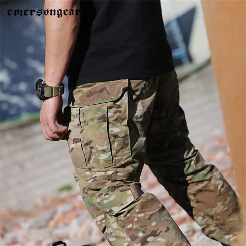 Vista 7 de EMERSONGEAR Pantalones tácticos G3, pantalones cargo Ripstop para hombre, camuflaje militar, entrenamiento, senderismo, caza, camping, pesca