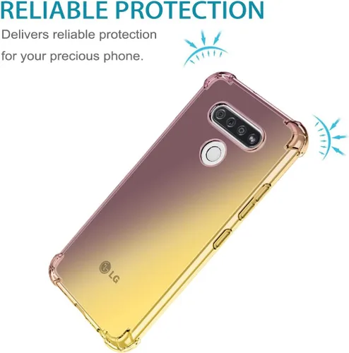 Vista 2 de Funda para LG K51, LG Q51 LM-Q510N LM-K500UM, bonita funda protectora de TPU transparente a prueba de golpes, suave, flexible, TPU para LG K51