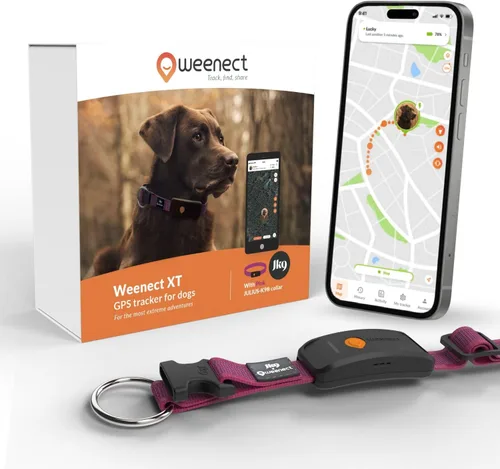 Vista 11 de Weenect Dog XT - Nuevo collar GPS para perros Antena XL Impermeable Collar Julius-K9 integrado ultra duradero Requiere suscripción