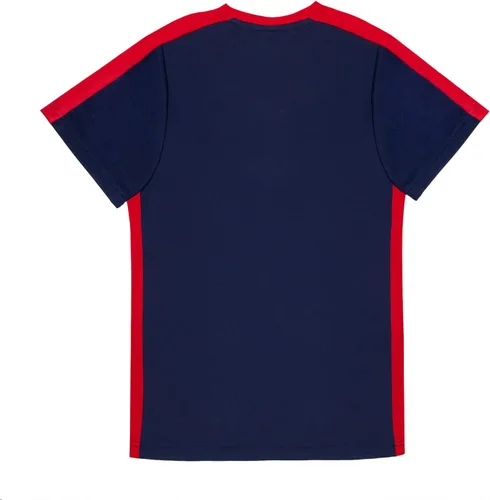 Vista 2 de Icon Sports Camiseta juvenil compatible con el FC Barcelona con licencia oficial de fútbol de poliéster -01 YM azul