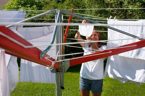 Vista 5 de Secador de ropa con forma de paraguas para exteriores Sunshine Clothesline