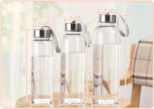 Vista 8 de Botella de agua deportiva, 300/400/16.9 fl oz, a prueba de fugas, sin BPA, botellas de plástico para gimnasio y deportes para hombres, mujeres