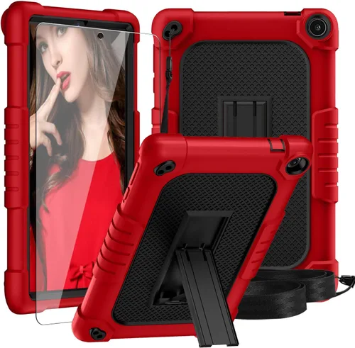 Vista 13 de Mignova para Walmart Onn 8 8 "Gen 3 Tablet Case Kids Girls Friendly Case Construido en Kickstand Correa de hombro y Onn 8 Tablet Protector