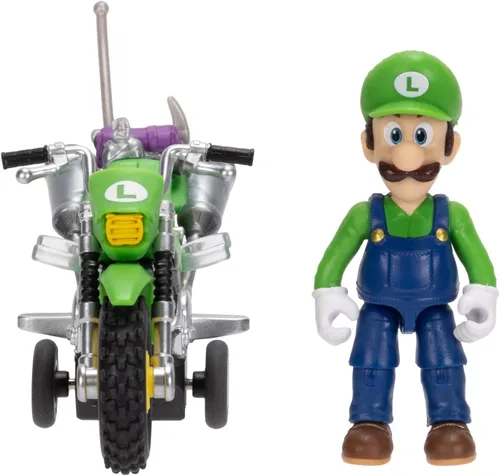Vista 2 de THE SUPER MARIO BROS. MOVIE Figura 2 y vehículo