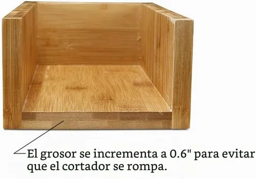 Vista 4 de Juego de herramientas de corte de jabón Molde cortador de pan de madera