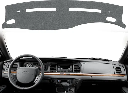 Vista 6 de Tapete Protector de Tablero Personalizado para Ford Crown Victoria/Mercury Grand Marquis Almohadilla Protectora de Alfombra del Tablero F173 (Beige)