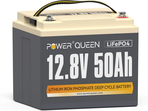 Vista 10 de Power Queen Batería LiFePO4 del motor de arrastre del grupo 31 de 12V 100Ah