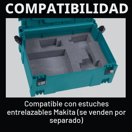 Vista 8 de Makita T-02571 Inserto de espuma personalizable para cajas de enclavamiento