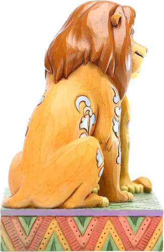 Vista 5 de Enesco Disney Traditions by Jim Shore - Figura ceñida de Simba y Nala del Rey León, 5.12 pulgadas, multicolor