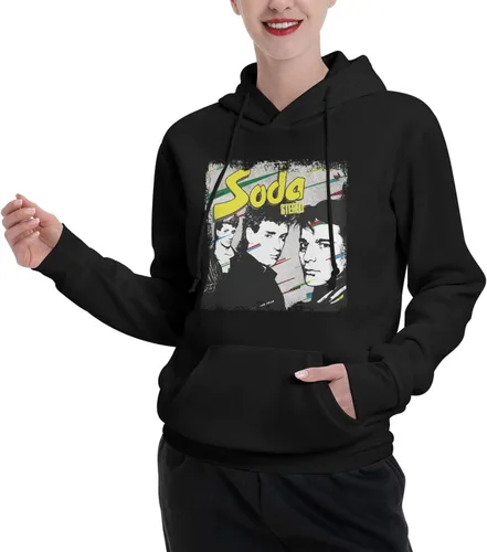 Vista 5 de Soda Stereo Soda - Sudadera con capucha de manga larga para mujer