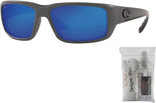 Vista 2 de Costa Fantail 6S9006 - Lentes de sol rectangulares para hombre paquete con kit de gafas de cortesía iWear de diseñador