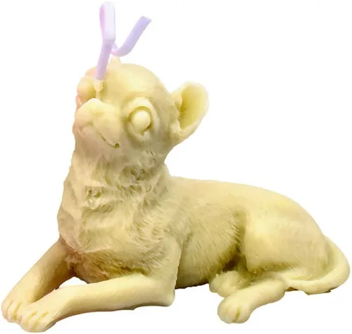 Vista 5 de Grainrain Moldes de velas 3D Pilar Silicona Jabón Molde de Oso Hecho a mano de cera de soja (SXY064)