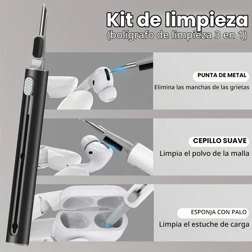 Vista 6 de Funda para AirPods Pro 2 con bloqueo de seguridad, color rojo