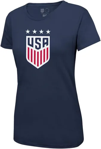 Vista 15 de Icon Sports Camiseta de algodón con licencia oficial del equipo nacional de fútbol femenino de EE. UU. - Mujeres - 67WCT