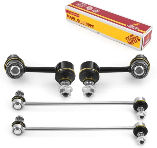 Vista 70 de Metrix Premium Chassis Parts - Kit de 4 piezas de barra estabilizadora delantera y trasera con enlace de extremo de barra estabilizadora para Ford