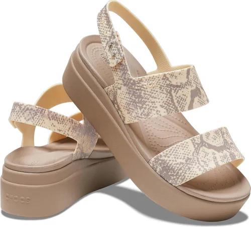 Vista 7 de Crocs Sandalia Brooklyn de cuña baja para mujer