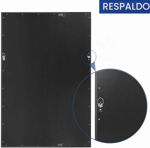 Vista 5 de Espejo de pared de baño, espejos de baño para pared, rectangular, moderno, espejo de pared para baño, colgante vertical u horizontal, para sala