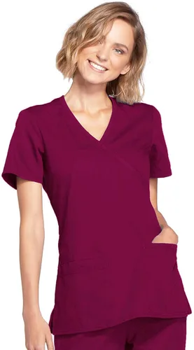 Vista 16 de Cherokee WW Originals - Camiseta quirúrgica de enfermería para mujer Negro