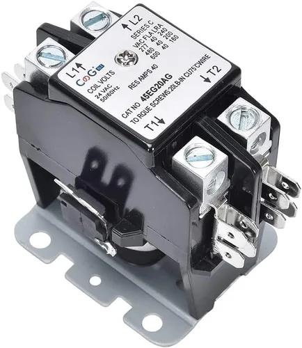 Vista 10 de Contactor de aire acondicionado de 2 polos 30 A 24 V, Contactor del condensador Contactor del compresor..