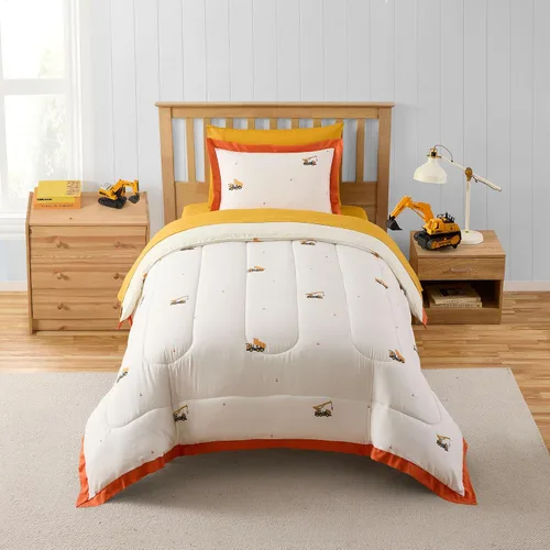 Vista 45 de Juego de edredón con diseño de baloncesto tamaño individual – Ropa de cama en una bolsa con sábanas, fundas de almohada y fundas decorativas