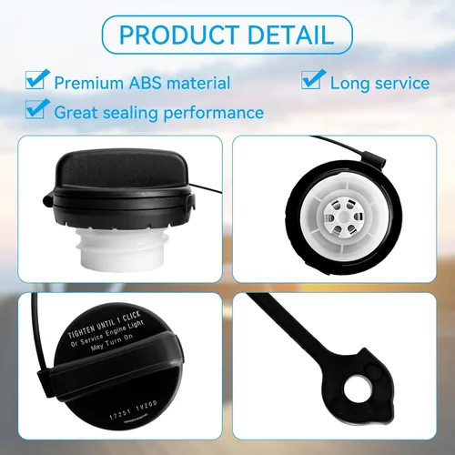 Vista 3 de Tapa de gasolina 17251-3JA0A compatible con Nissan Pathfinder, Infiniti QX60 JX35 - Tapa de llenado de combustible para Nissan Altima Frontier