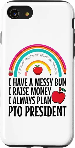 Vista 13 de iPhone 15 Parent Teacher Organization Crew PTO President Appreciaton Case