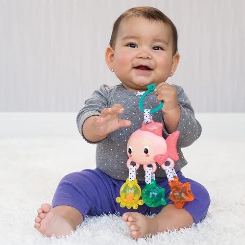 Vista 2 de Infantino Sonajero de peces Jingle Sea Charms