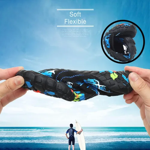 Vista 5 de Quickshark - Zapatos de agua infantiles para interiores y exteriores, sandalias de secado rápido, ligeras, para caminar, playa, piscina o natación