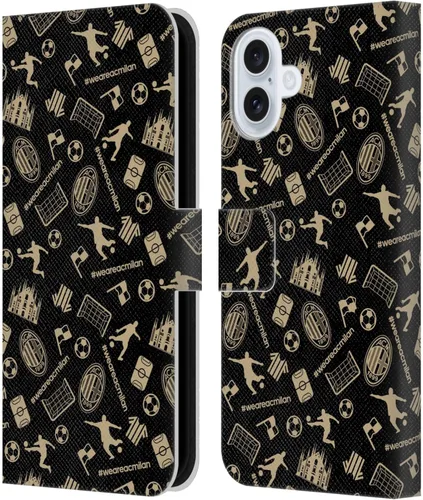 Vista 22 de Head Case Designs Officially Licensed AC Milan Dream Big Children Leather Wallet Case Compatible with Apple iPhone 11