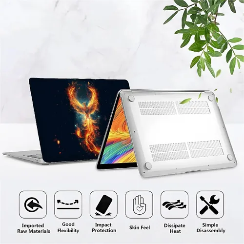 Vista 94 de Funda para computadora MacBook Pro de 13 pulgadas, modelo A1425/A1502, modelo A1425/A1502, diseño de primera calidad, funda rígida para laptop 3D 3D