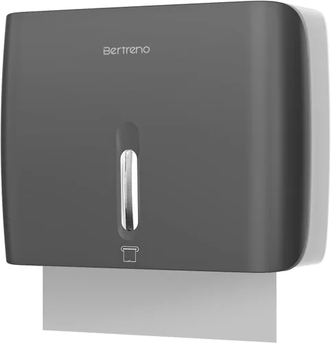 Vista 10 de Dispensador de toallas de papel comercial soporte de pared Portador de toallas de papel de gran capacidad Dispensador de toallas de mano plegadas C