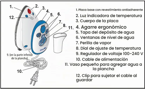 Vista 6 de Dritz Mighty Travel Iron