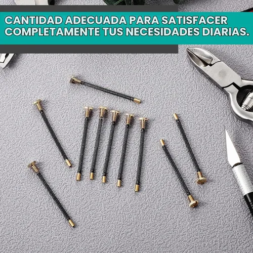 Vista 5 de LEIFIDE - Kit de reparación de encendedor de 10 piezas, dedal de resorte