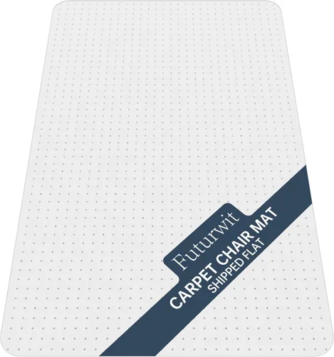 Vista 8 de Tapete para Silla de Oficina para Alfombra, 30" x 48" Tapete Protector de Alfombra de Pelo Bajo para Silla de Oficina, Tapetes de Oficina Bajo