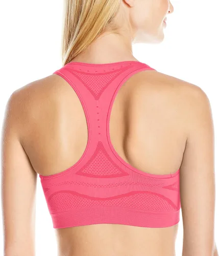 Vista 2 de Seamless Racerback Moderate-Support Sports Bra with CoolDRI Moisture-Wicking