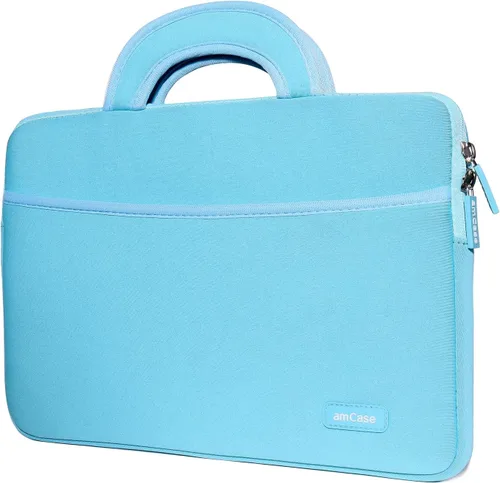 Vista 10 de Bolsa para Chromebook, funda de neopreno con manija, 11.6 a 12 pulgadas para Acer Chromebook 11, C720, C720P, C740/HP Stream 11/Samsung Chromebook