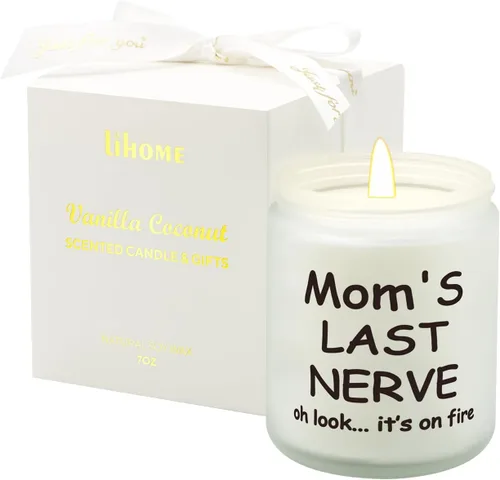 Vista 20 de Lihome Velas de otoño – Decoración de otoño para el hogar, regalos para mujeres, mamá, amiga, cera de soja natural, velas perfumadas de sidra