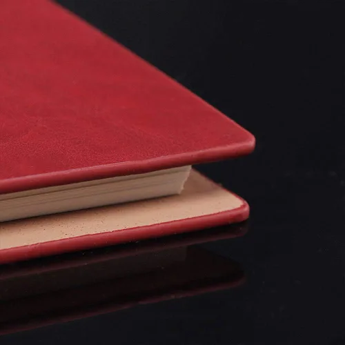 Vista 5 de Cuaderno clásico A5 recargable de cuero con bolsillo suelto de 6 agujeros, organizador personal, carpeta de cuaderno reutilizable, multifuncional