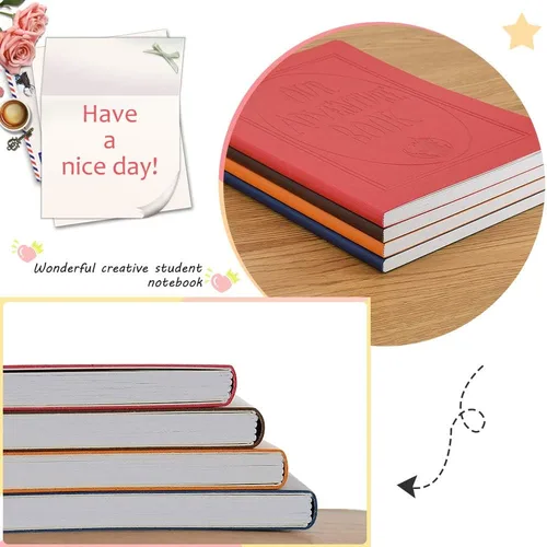 Vista 5 de Cuaderno de escritura XYTMY A5 y B6 de piel sintética